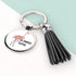 Glamingo Tassle Keyring