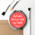 No Bad Vibes Round Compact Mirror