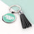 Kind People (Green) Tassle Keyring