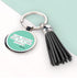 Kind People (Green) Tassle Keyring