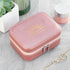 Customisable Pink Metallic Sunset Jewellery Case