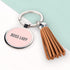 Personalised Boss Lady Tassle Keyring