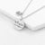 Personalised Butterfly Row Matte Heart & Disc Necklace