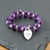 Personalised Amethyst Harmony Bracelet 