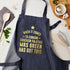 Personalised Blue Denim Cooking Apron