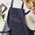 Personalised Blue Denim Kitchen Apron